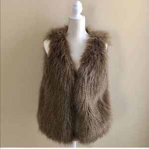 J. Crew Factory Faux Fur Vest